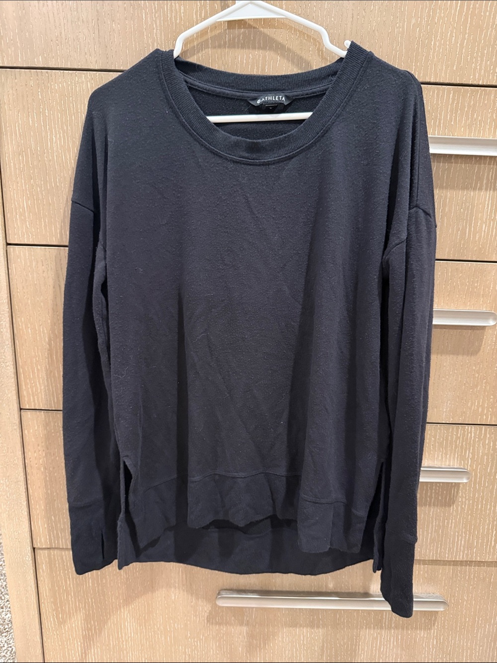 Athleta Black Long Sleeve Tee